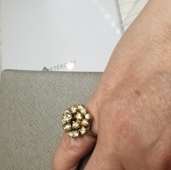 Vintage 18k GE ring - Picture 9 of 11